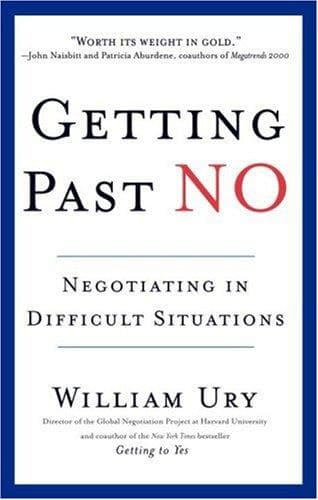 Cover of Getting Past No by William Ury