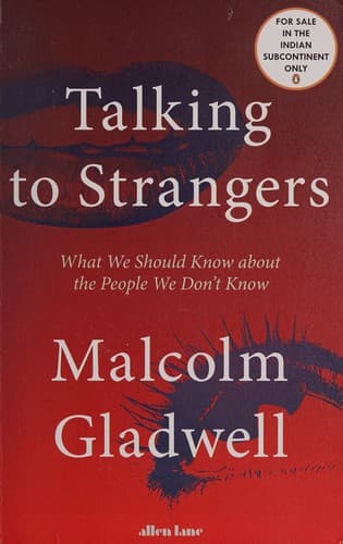 Cover of Talking to Strangers by Malcolm Gladwell