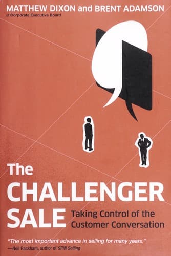 Cover of The Challenger Sale by Matthew Dixon